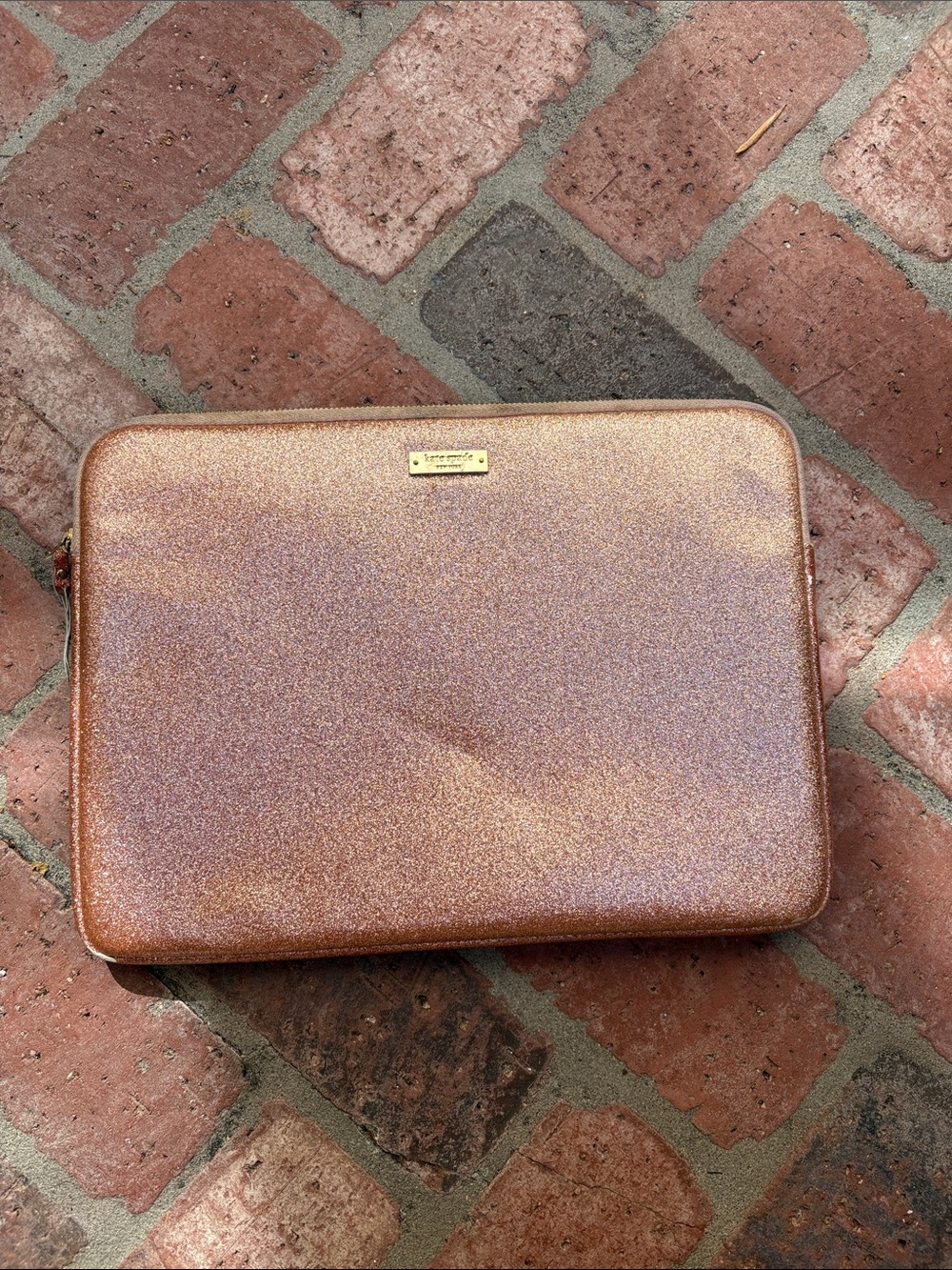 kate spade Glitter Rose Gold Tablet Sleeve